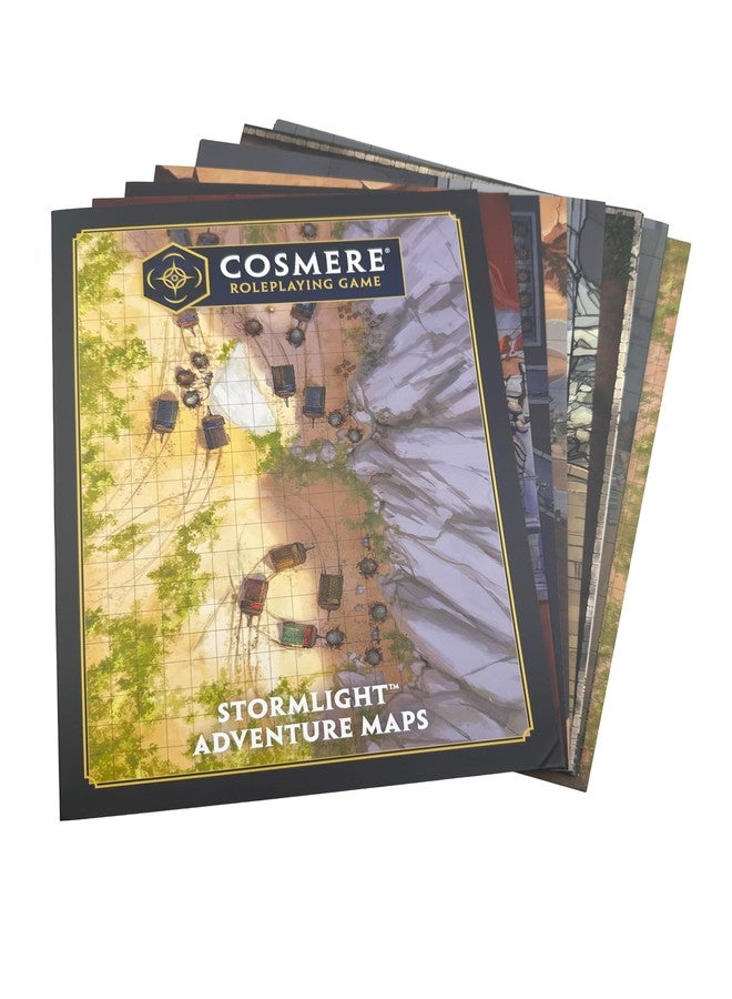 براذر وايز جيمز لعبة تقمص الأدوار Cosmere: حزمة خرائط Stormlight من Brotherwise Games | للأعمار من 14 عامًا فما فوق | من 3 إلى 7 لاعبين | - Image 1